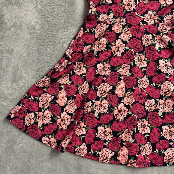 Charlotte Russe Womens Floral Rose Baby Doll Dress Sz. S Flowy Artsy Y2K Mini - Picture 4 of 13
